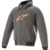 Alpinestars Chrome Sport Hoodie - Tar Gray/Flame Orange