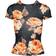 Urban Classics Ladies Mesh Tee T-Shirt - Black/Orange