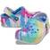 Crocs Kid's Classic Lined Tie-Dye Clog - Powder Blue/Multi