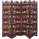 Benzara Hand Carved Room Divider