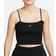 Nike Essential Ribbed Crop Top - Black/White