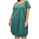 Zizzi Ballon Short Sleeved Dress - Green