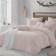 Swift Home Crinkle Pre-Washed Duvet Cover Pink (228.6x172.72)