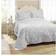 Laura Ashley Lifestyles Venetia Quilt Set Sängkläder Grå (228.6x228.6cm)