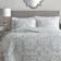 Laura Ashley Lifestyles Venetia Quilt Set Sängkläder Grå (228.6x228.6cm)