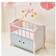 Teamson Kids Olivia'S Little World Polka Dots Nursery Bed With Cabinet