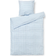Juna Bæk & Bølge Påslakan Light Blue/White (220x140cm)