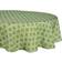 Design Imports Lattice Tablecloth Green