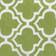 Design Imports Lattice Tablecloth Green