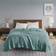 Madison Park Egyptian Blankets Green (274.32x228.6cm)