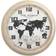 Yosemite Home Decor World Map Wall Clock 36.6"