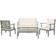 Safavieh Bradbury Outdoor Lounge Set, 1 Table incl. 2 Chairs & 1 Sofas