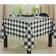 Saro Lifestyle Buffalo Tablecloth Black (177.8x177.8cm)