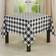 Saro Lifestyle Buffalo Tablecloth Black (177.8x177.8cm)