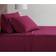 Brooklyn Loom Classic Cotton Bed Sheet Red (243.84x175.26)