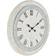 White Farmhouse Wood Wall Clock Wall Clock 22"