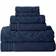Modern Threads Medallion Swirl Bath Towel Blue (137.16x68.58cm)