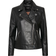 Soaked in Luxury Leather Jacket - Black