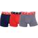 CR7 Men's Cotton Trunks 3-pack - Navy/Red