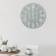 Elegant Designs Wood Plank Light Blue Wall Clock 23"