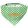 Touchdog Polka-dot Patterned Velcro Fashion Dog Bandana Medium