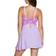 Cosabella Savona Curvy Chemise & G-String Set - Icy Violet/Cape Fuchsia