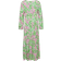 Noella Imogene Long Dress - Green/Pink