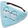 Touchdog Dizzy Eyed Cyclops Cotton Velcro Dog Bandana and Scarf Large
