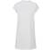 Build Your Brand Turtle Extended Shoulder Dress - White