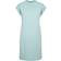 Build Your Brand Turtle Extended Shoulder Dress - Blue Mint