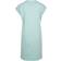 Build Your Brand Turtle Extended Shoulder Dress - Blue Mint