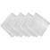 Elrene Home Fashions Barcelona Jacquard Tovagliolo di Stoffa Bianco (43.18x43.18cm)