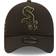 New Era X Alpha Industries Chicago White Sox A-Frame 9FORTY Trucker Snapback Cap - Black