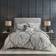 Madison Park Vienna Duvet Cover Gray (228.6x228.6)