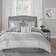 Madison Park Chandler Bed Linen Grey (228.6x228.6cm)