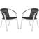 Safavieh Wrangell 2-pack Garden Dining Chair