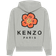 Kenzo Boke Flower Oversized Hoodie - Pearl Grey