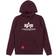 Alpha Industries Youth Basic Hoodie - Deep Maroon