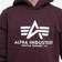 Alpha Industries Youth Basic Hoodie - Deep Maroon