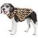 Petlife Luxe Poocheetah Cheetah-Spotted Designer Mink Fur Dog Coat L