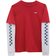 Vans Long Check Twofer T-Shirt - Red (VN0A49OY-14A)