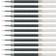 Pentel Refill Ink for EnerGel Liquid Gel Pen 0.5mm 12-pack