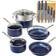 Granitestone Diamond Cookware Set with lid 17 Parts