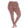 White Mark Women's Leopard Print Leggings Plus Size - Brown