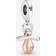 Pandora Baby Pacifier Dangle Charm - Silver/Rose Gold/Transparent