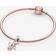 Pandora Baby Pacifier Dangle Charm - Silver/Rose Gold/Transparent