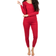 Leveret Women's Classic Pajamas Set - Red