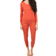 Leveret Women's Classic Pajamas - Orange