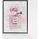 Stupell Industries Pink Flower Perfume Glam Framed Art 61x76.2cm