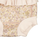 Wheat Neoprene Bath Pants with Ruffle - Flowers & Seashells